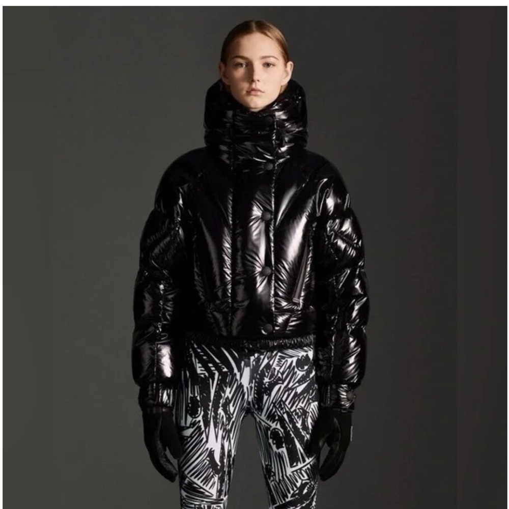 Moncler cropped ski jacket